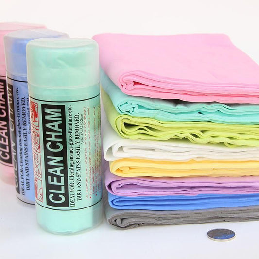 Clean Cham Synthetic Chamois Cloth (Assorted, Pack of 1)