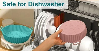 Air Fryer Silicone Baking Tray Reusable Mold